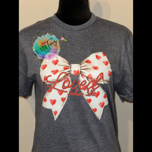 John 3:16 Heart Bow